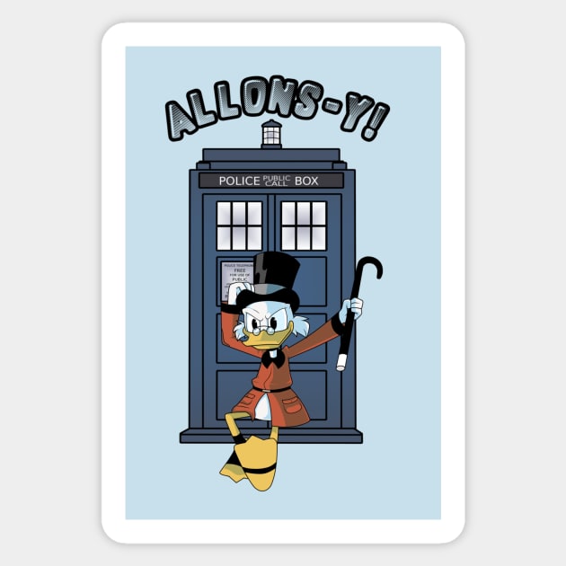 Scrooge Mc Ducktor Sticker by Thirrin